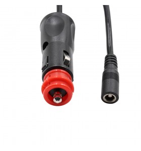 dc5.5*2.5mm female to Assembly of dual-purpose spring cable European car adapter TPu material